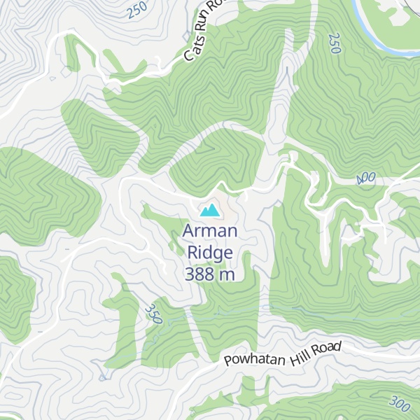 Map of Arman Ridge