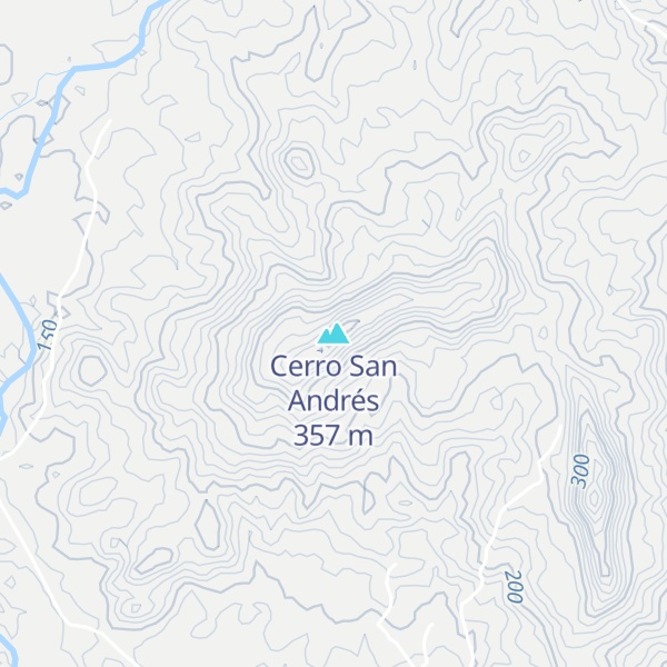 Map of Cerro San Andrés
