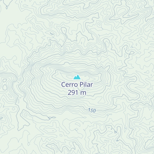 Map of Cerro Pilar