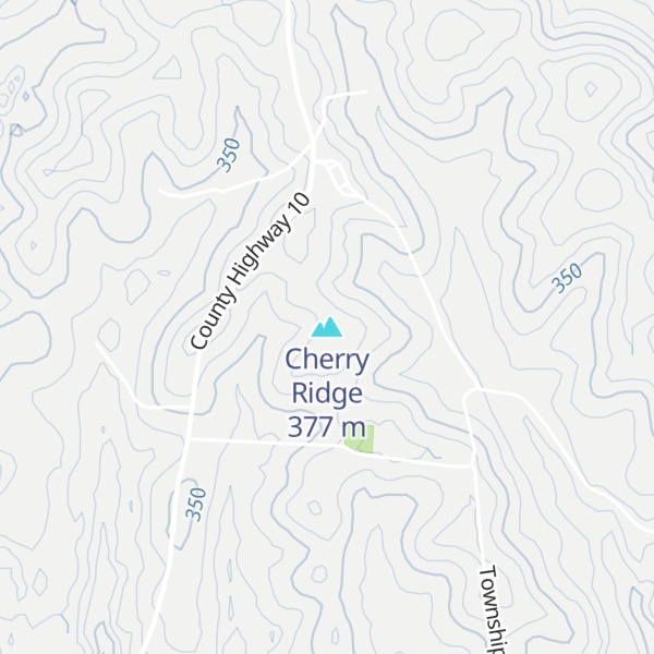 Map of Cherry Ridge