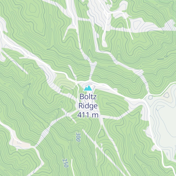 Map of Boltz Ridge