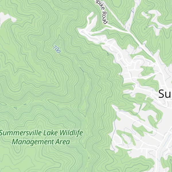 Map of Lonetree Mountain