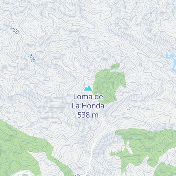 Map of Loma de La Honda