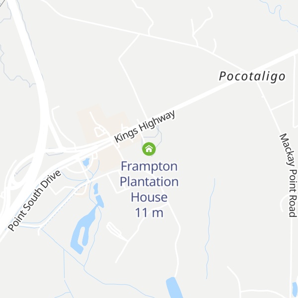 Map of Frampton Plantation House