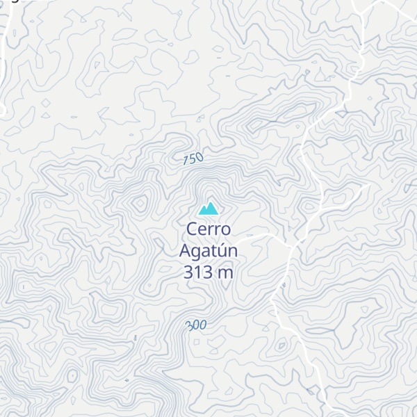 Map of Cerro Agatún