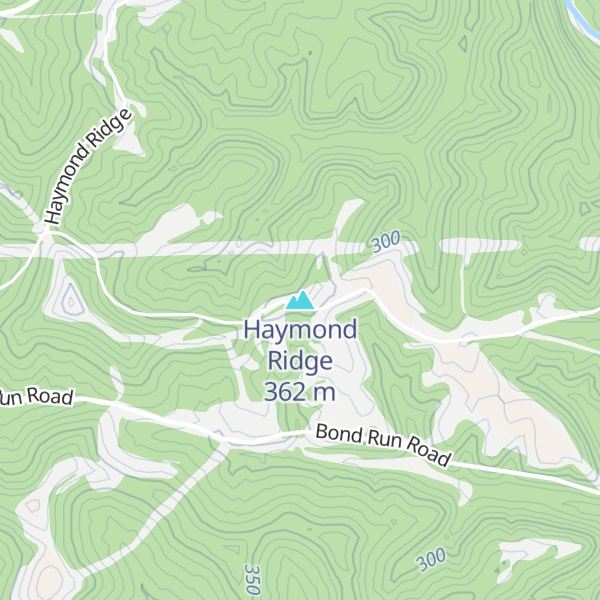 Map of Haymond Ridge
