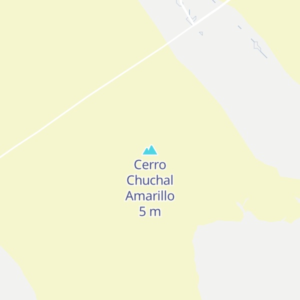 Map of Cerro Chuchal Amarillo
