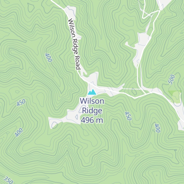 Map of Wilson Ridge