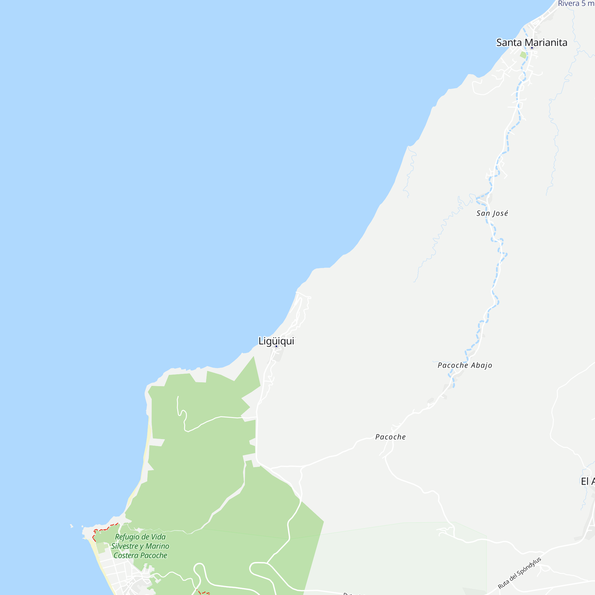 Cabaña Las Bandejas Marineras map