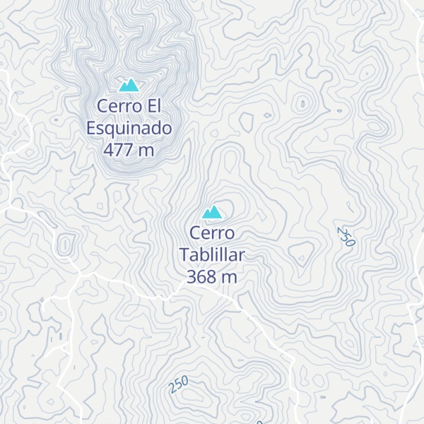 Map of Cerro Tablillar