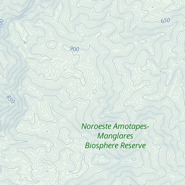 Map of Cerro La Mesa
