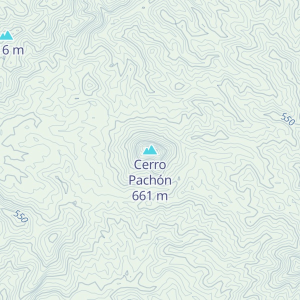Map of Cerro Pachón