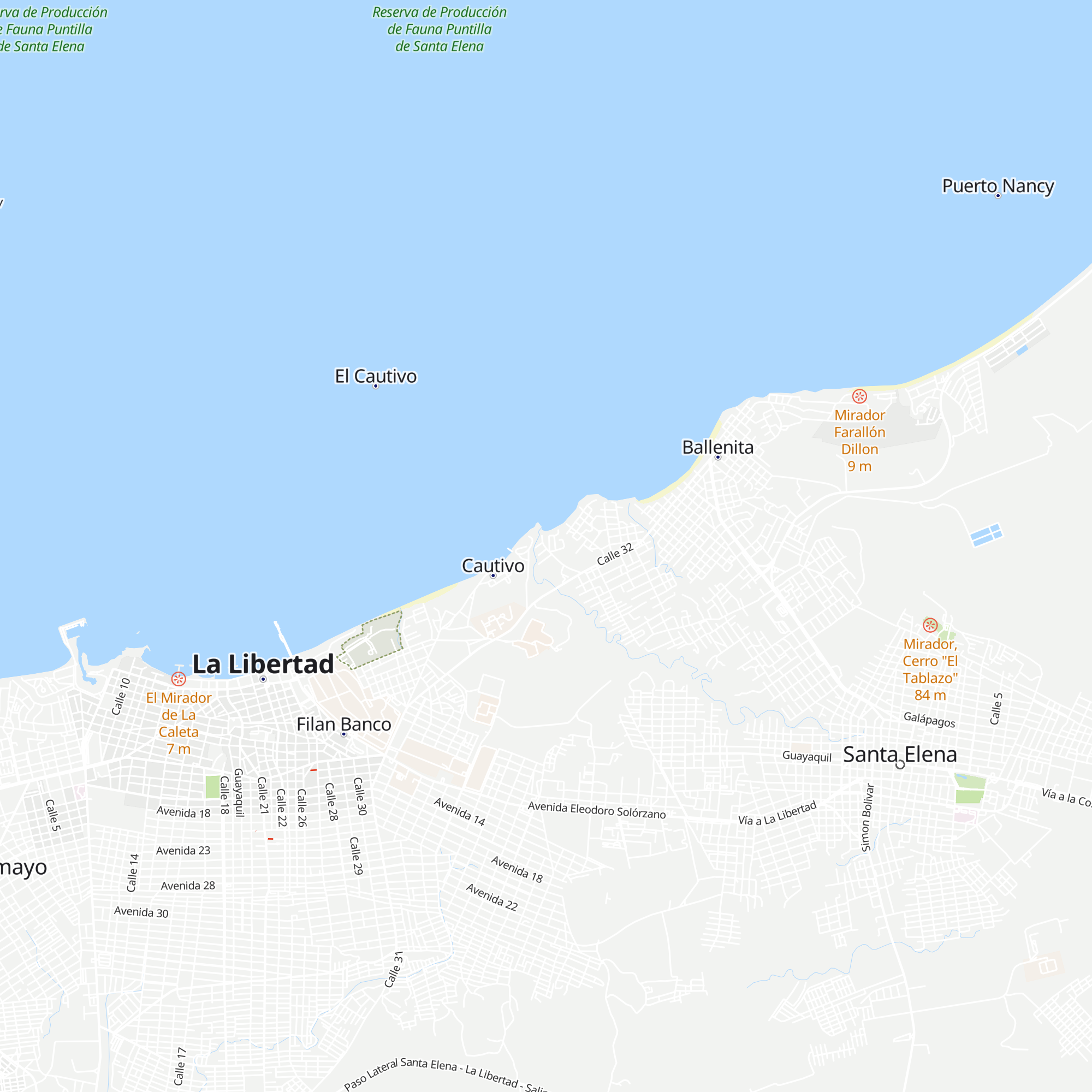 Cabaña de Lourdes map