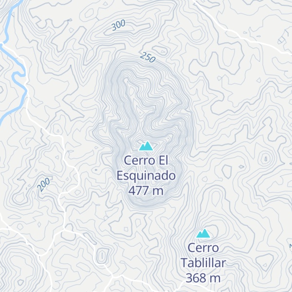 Map of Cerro El Esquinado