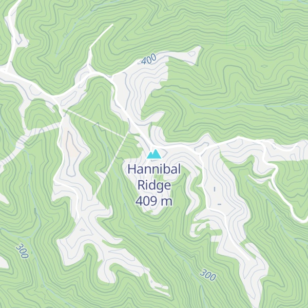 Map of Hannibal Ridge