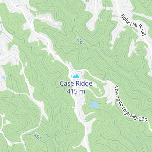 Map of Case Ridge