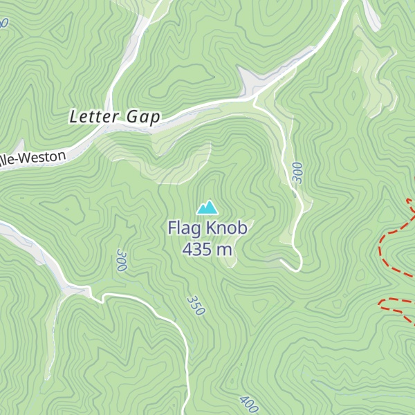 Map of Flag Knob