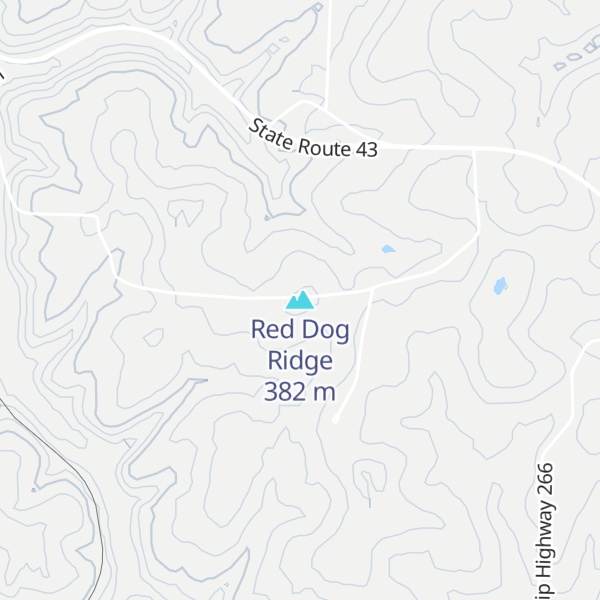 Map of Red Dog Ridge