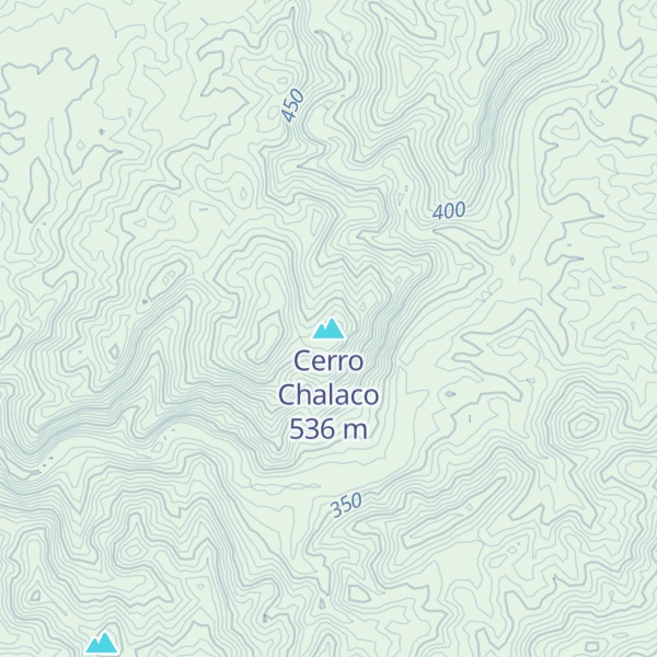 Map of Cerro Chalaco