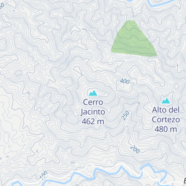 Map of Cerro Jacinto
