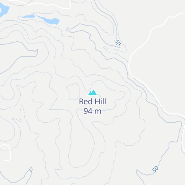 Map of Red Hill