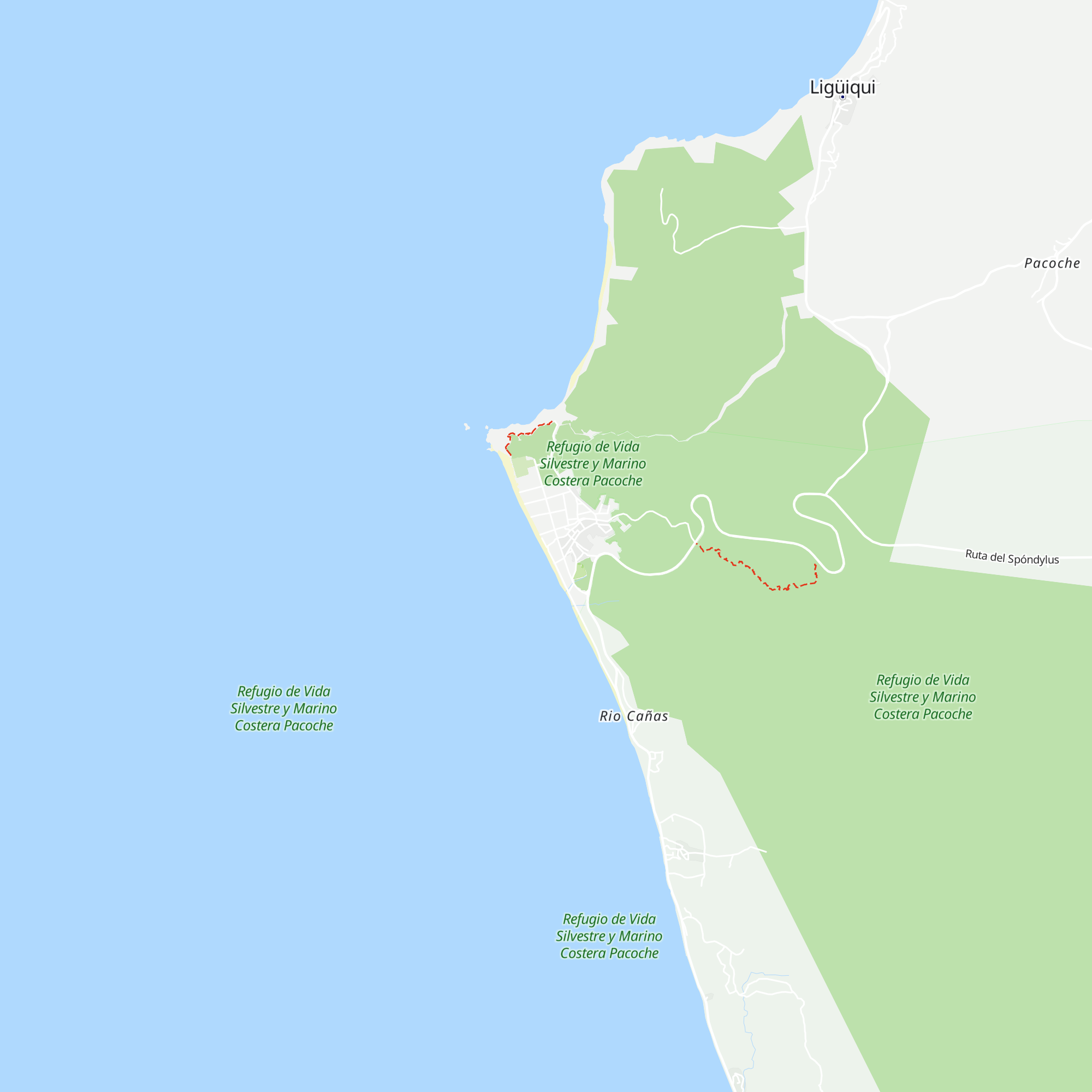 Cabaña El Velerito map