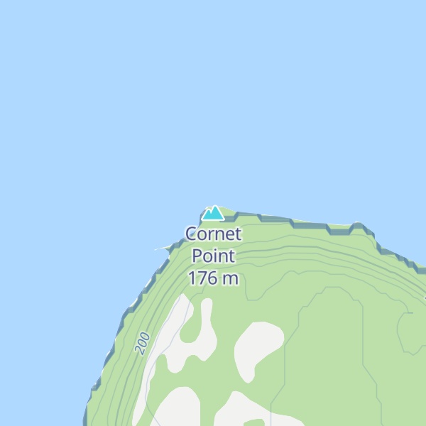 Map of Cornet Point