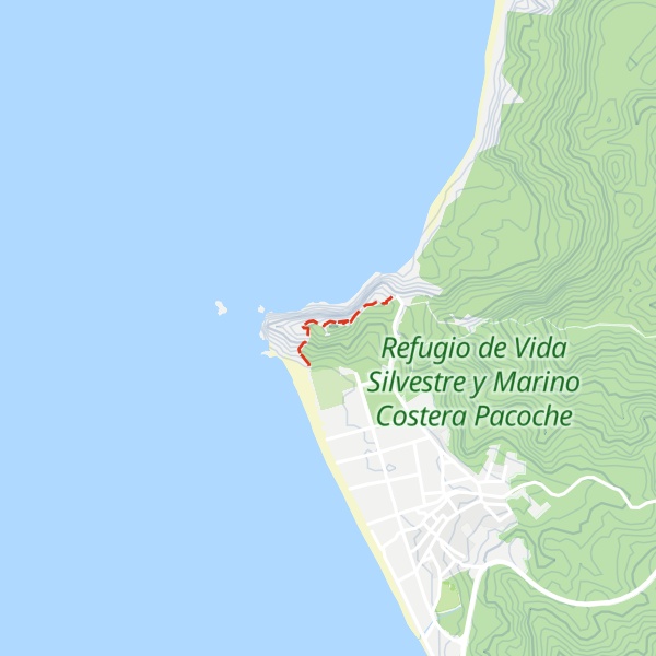Map of Cerro San Lorenzo