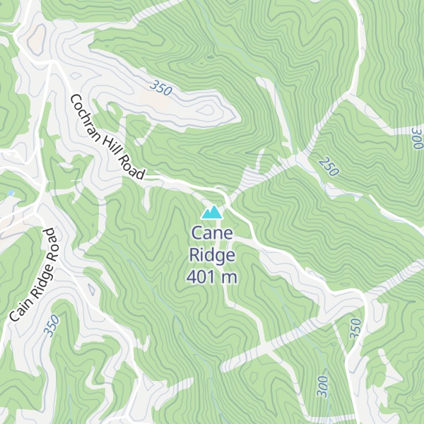 Map of Cane Ridge