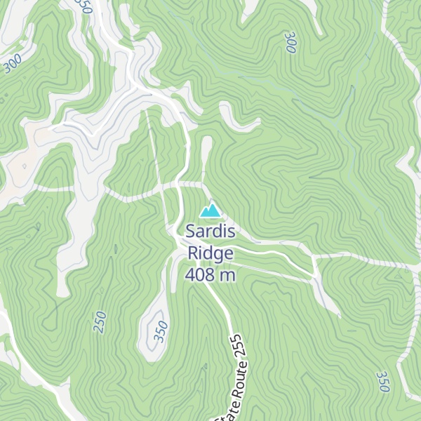 Map of Sardis Ridge