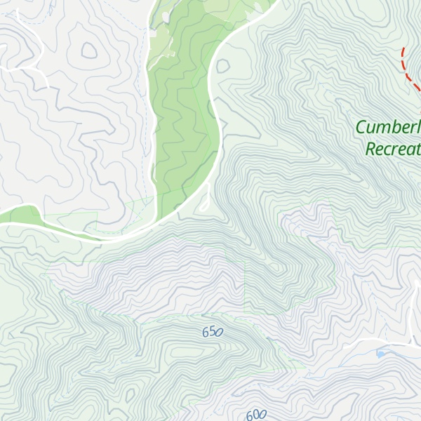 Map of High Piney Spur