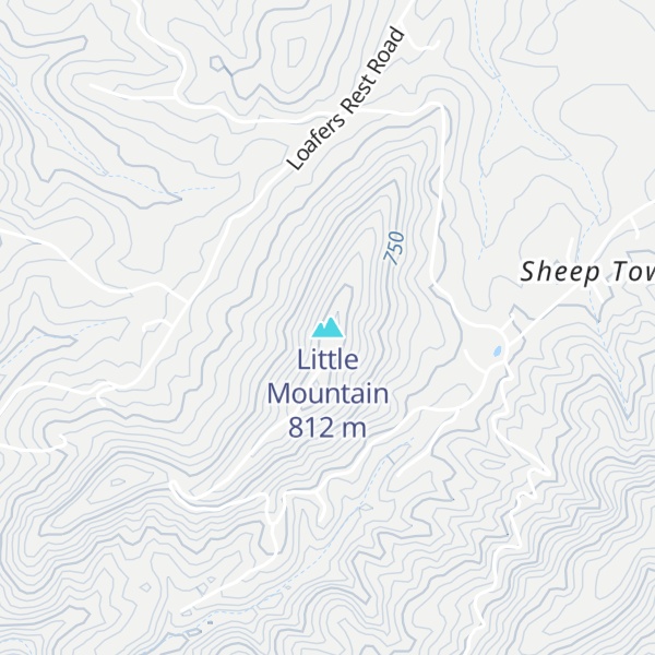 Map of Little Mountain