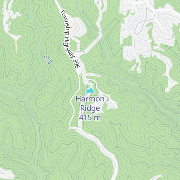 Map of Harmon Ridge