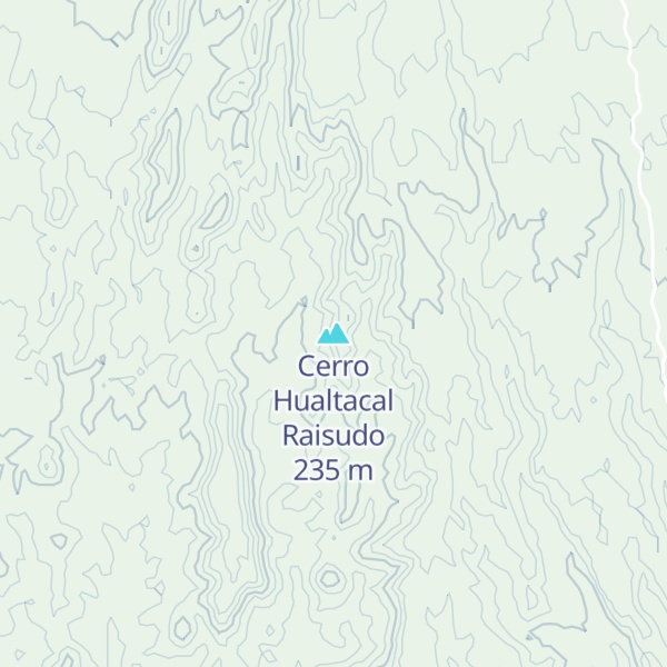 Map of Cerro Hualtacal Raisudo