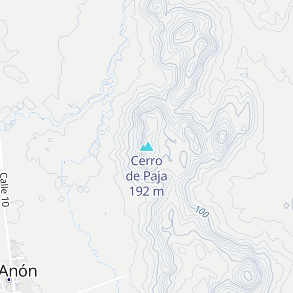 Map of Cerro de Paja
