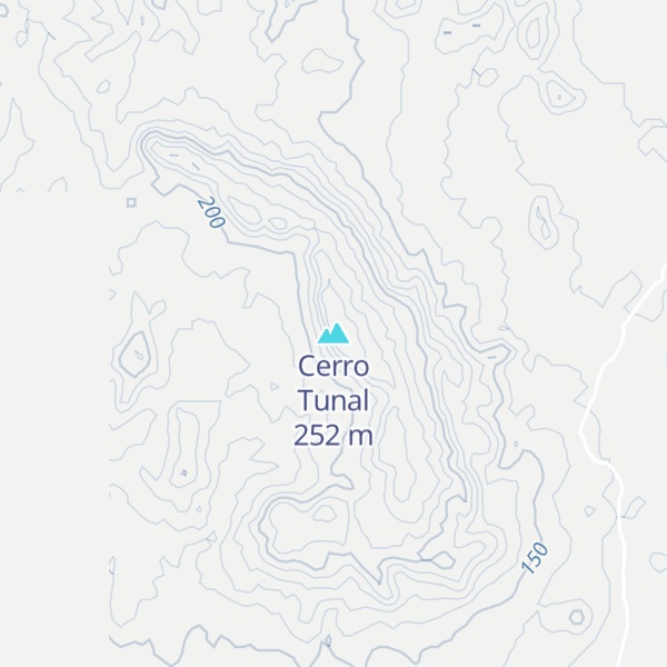 Map of Cerro Tunal