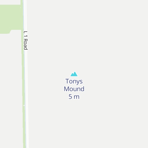 Map of Tonys Mound