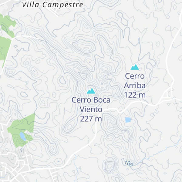 Map of Cerro Boca Viento