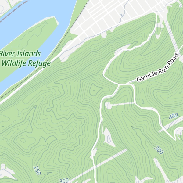 Map of Buck Knob