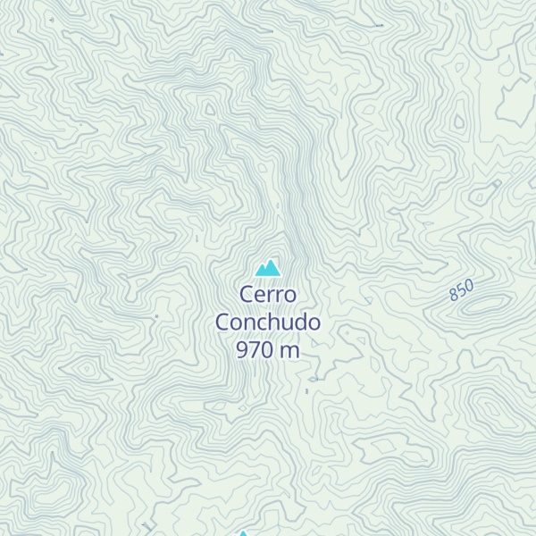 Map of Cerro Conchudo
