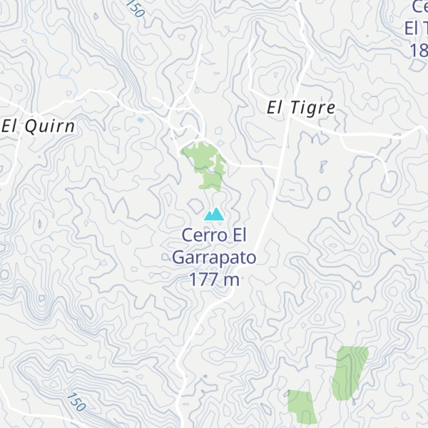 Map of Cerro El Garrapato