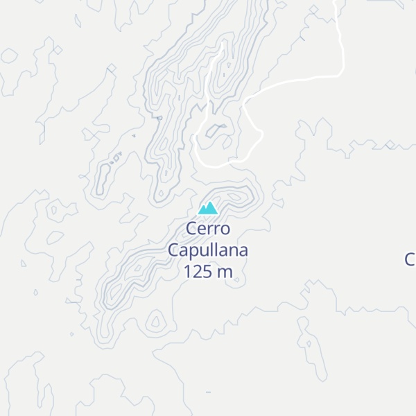 Map of Cerro Capullana