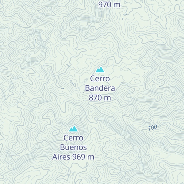 Map of Cerro La Puchira