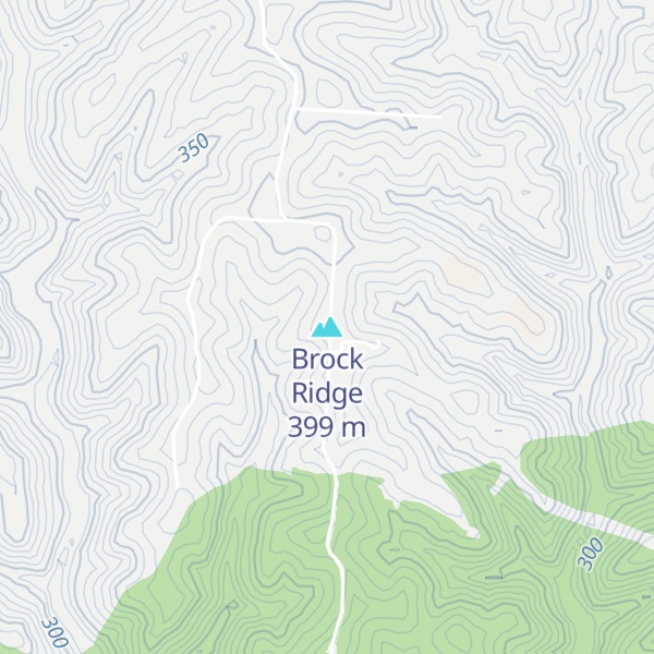 Map of Brock Ridge