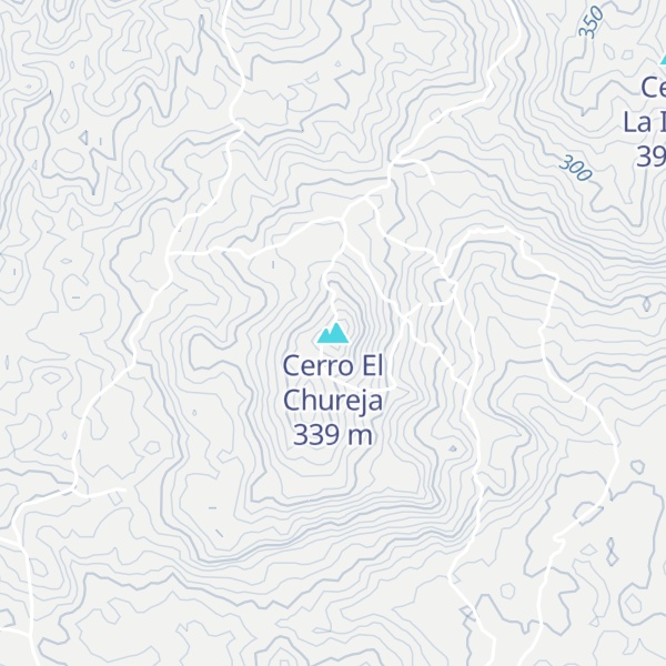 Map of Cerro El Chureja