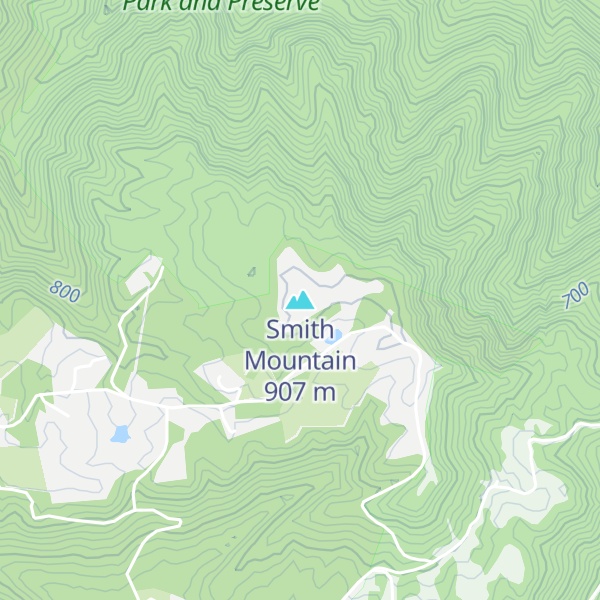 Map of Smith Mountain