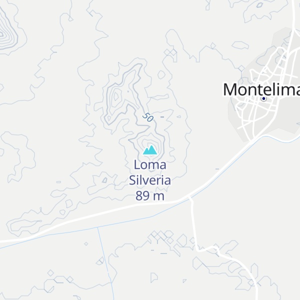 Map of Loma Silveria