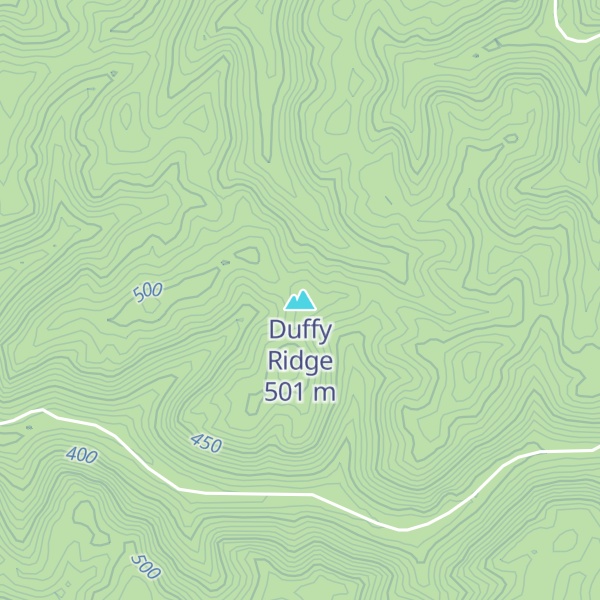 Map of Duffy Ridge