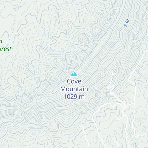 Map of Cove Mountain