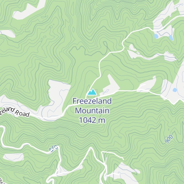 Map of Freezeland Mountain